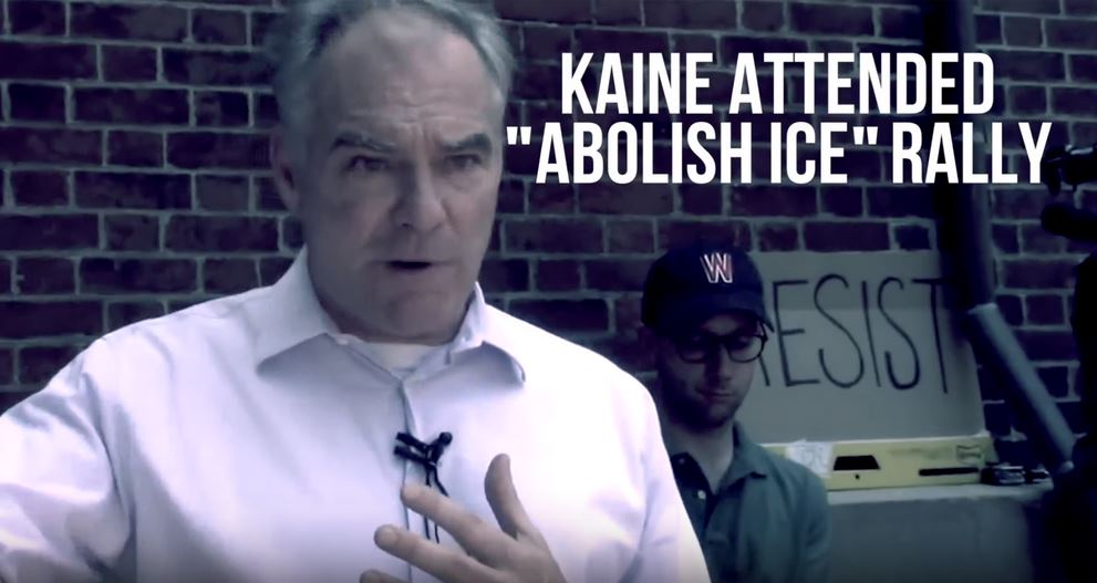 Corey Stewart Releases TV Ad Blasting Tim Kaine for Attending an Abolish ICE Rally