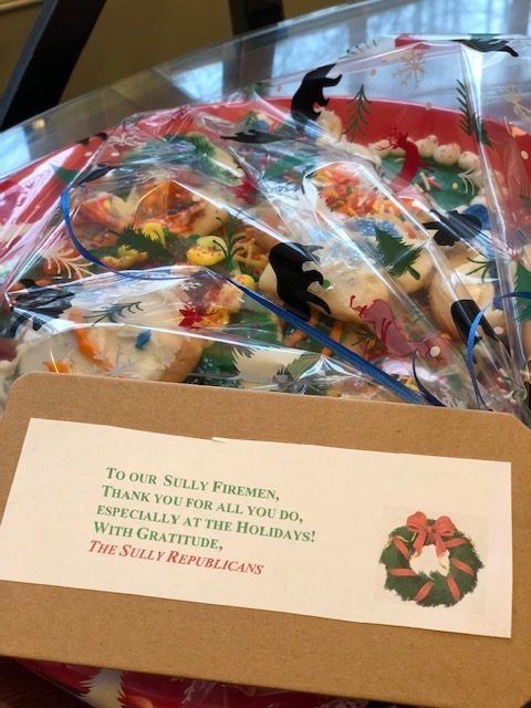 Sully Republicans Deliver Some Holiday Cheer to our First Responders