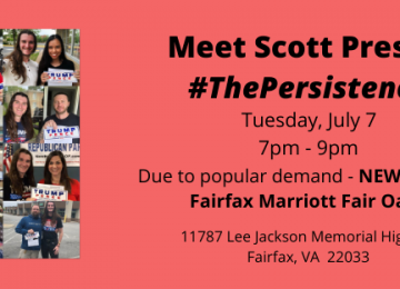 Scott Presler – #The Persistence – Coming to Fairfax!