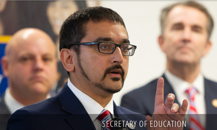 Fairfax GOP Chairman Steve Knotts is calling for the resignation of Virginia Secretary of Education Atif Qarni, in a blistering statement issued today. “With Atif Qarni, the special interests always come first,” Knotts lamented. “Now more than ever, we need a Secretary of Education who is laser-focused on serving the needs of Virginia