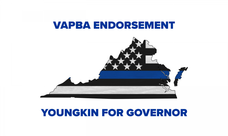 The Virginia Police Benevolent Association (VAPBA) today announced its endorsement of Glenn Youngkin for governor, citing the Republican nominee’s commitment to prioritizing public safety and supporting law enforcement across the Commonwealth. Youngkin sat down with VAPBA representatives in Richmond last week to discuss pressing issues facing Virginia.