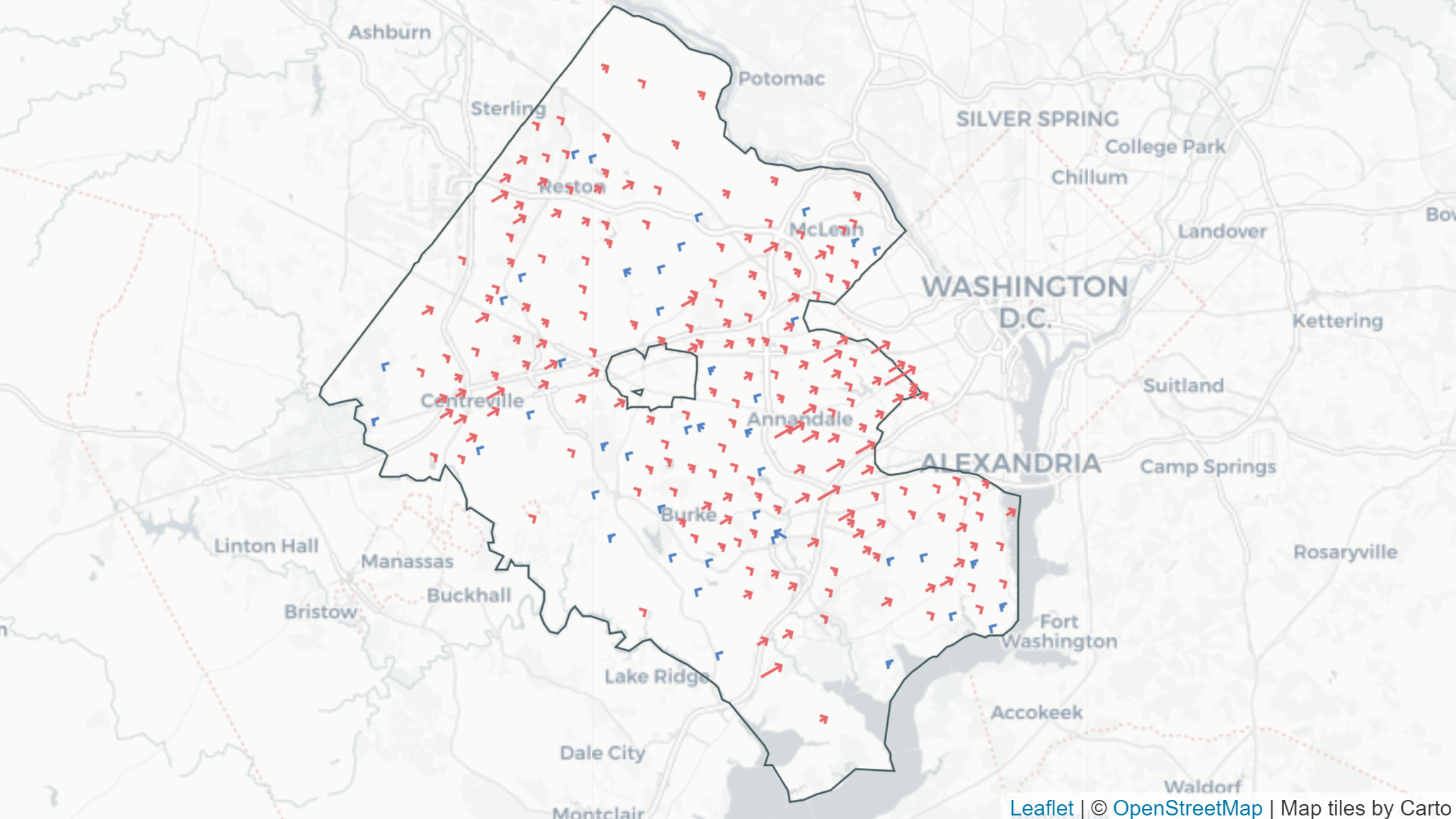 VPAP: Significant Republican Gains in Fairfax County